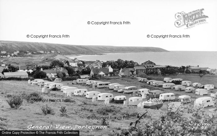 Photo of Port Eynon, Caravan Site c.1960