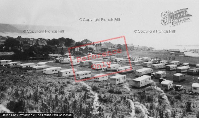 Photo of Port Eynon, Caravan Site c.1965