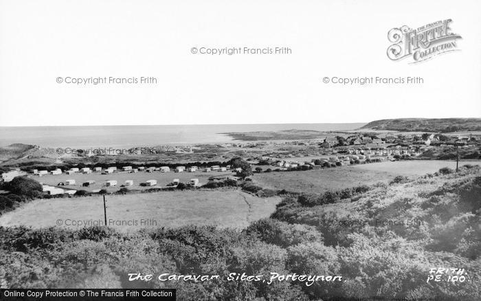 Photo of Port Eynon, Caravan Sites c.1960