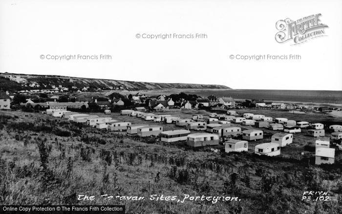 Photo of Port Eynon, Caravan Sites c.1960