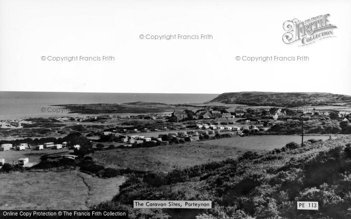 Photo of Port Eynon, Caravan Sites c.1960