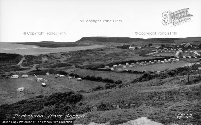 Photo of Port Eynon, From Horton c.1960