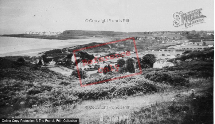 Photo of Port Eynon, From Horton c.1960