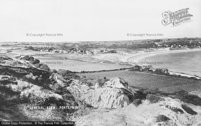 Photo of Port Eynon, General View c.1955