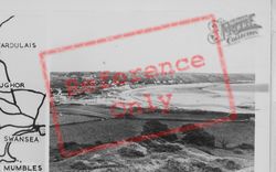 Port Eynon, General View c.1960, Port-Eynon