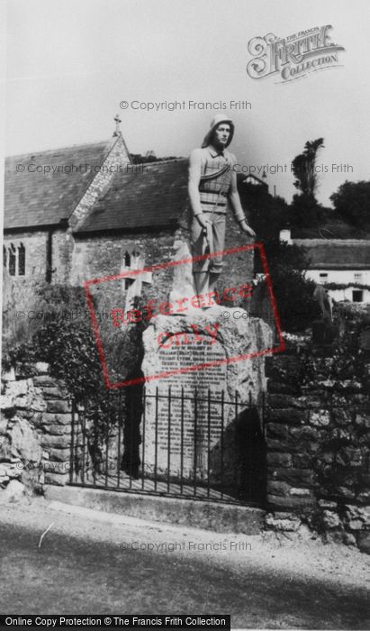 Photo of Port Eynon, Lifeboat Memorial c.1965