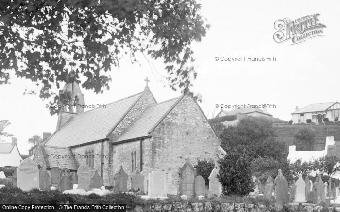 Photo of Port Eynon, St Cattwg's Church 1937