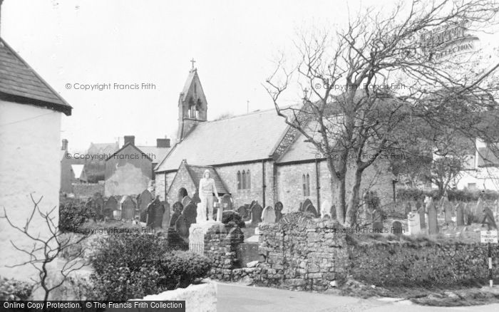 Photo of Port Eynon, St Cattwgs Church c.1955