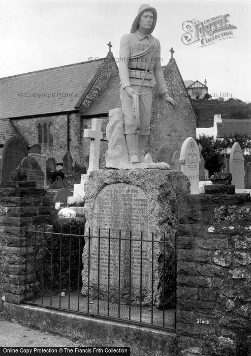 Photo of Port Eynon, The Lifeboat Memorial 1937