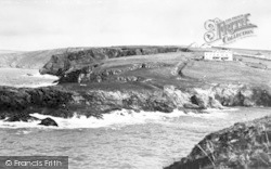 The Cliffs And The Headland Hotel c.1955, Port Gaverne