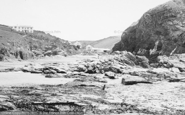 Photo of Port Gaverne, The Village From The Shore c.1955