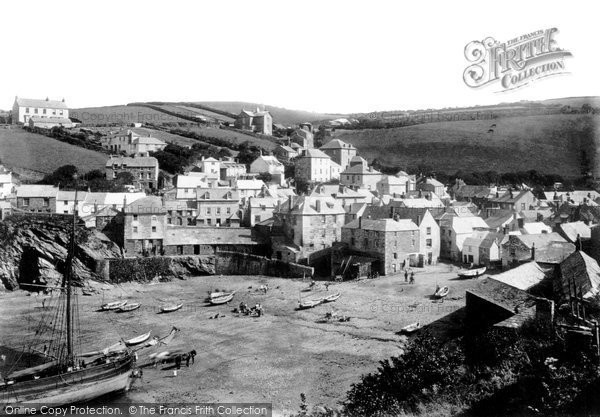 Photo of Port Isaac, 1895