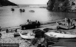 Boats In The Harbour c.1965, Port Isaac