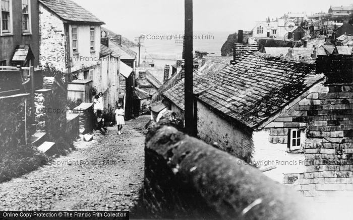 Photo of Port Isaac, Church Hill c.1935