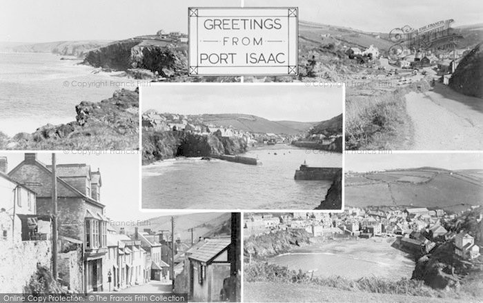 Photo of Port Isaac, Composite  c.1955