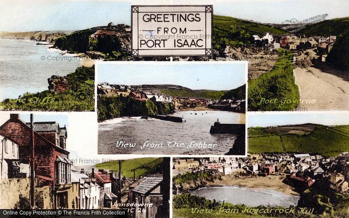 Photo of Port Isaac, Composite  c.1955