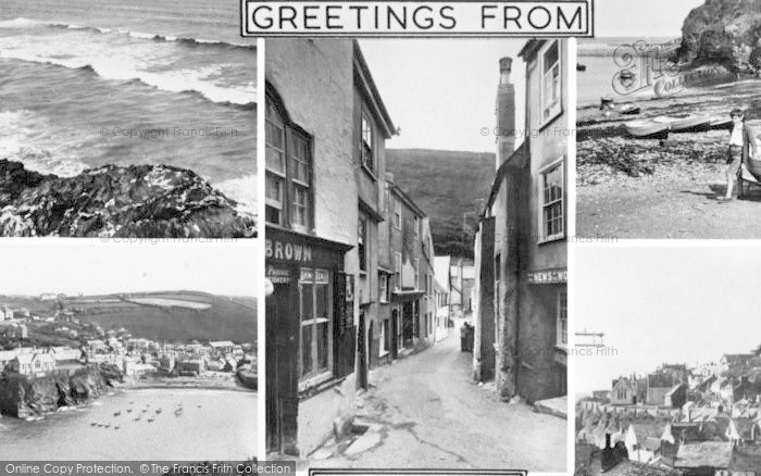 Photo of Port Isaac, Composite c.1955