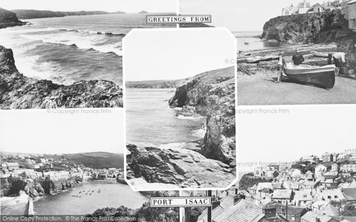Photo of Port Isaac, Composite c.1955
