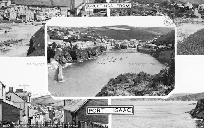 Photo of Port Isaac, Composite c.1955