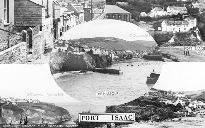 Photo of Port Isaac, Composite c.1960