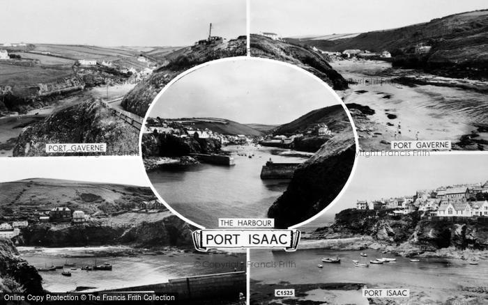 Photo of Port Isaac, Composite c.1960