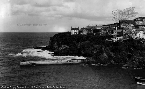 Photo of Port Isaac, Eastern Point c.1955