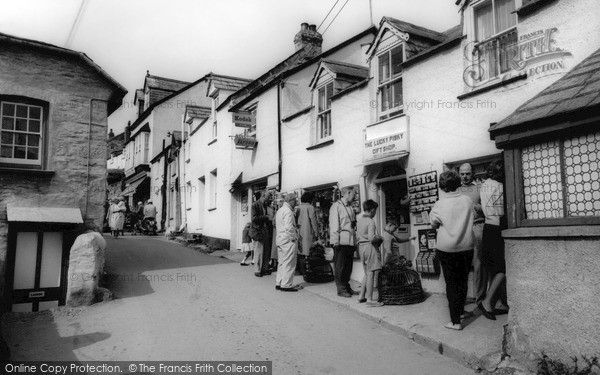 Photo of Port Isaac, Fore Street c.1965