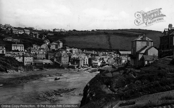 Photo of Port Isaac, From Roscarrock Hill c.1955