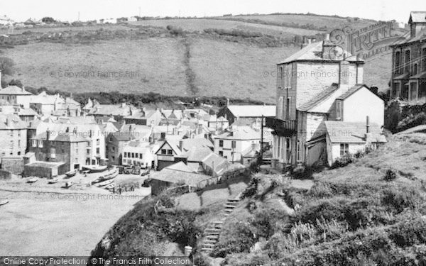 Photo of Port Isaac, From Roscarrock Hill c.1955