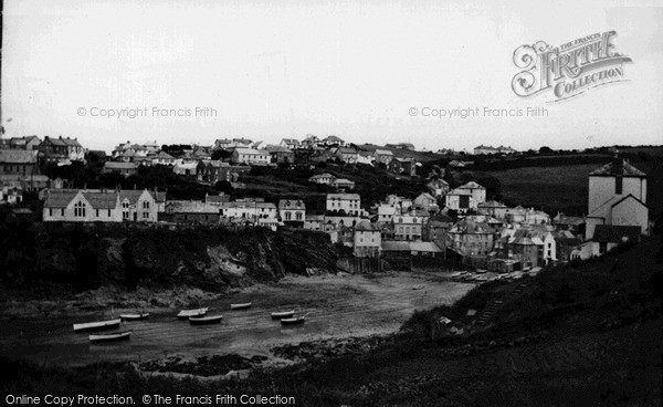 Photo of Port Isaac, From Roscarrock Hill c.1955