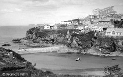 Harbour Entrance From Roscarrock Hill c.1955, Port Isaac