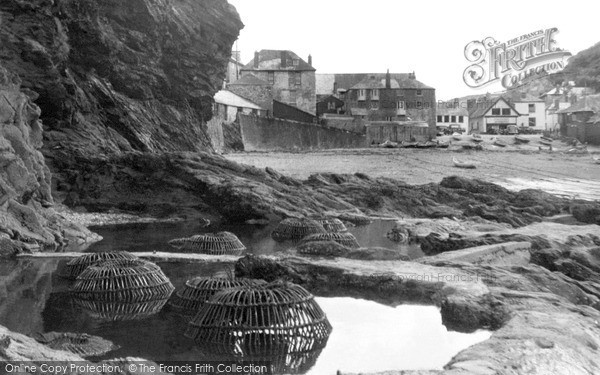 Photo of Port Isaac, Lobster Pots c.1955