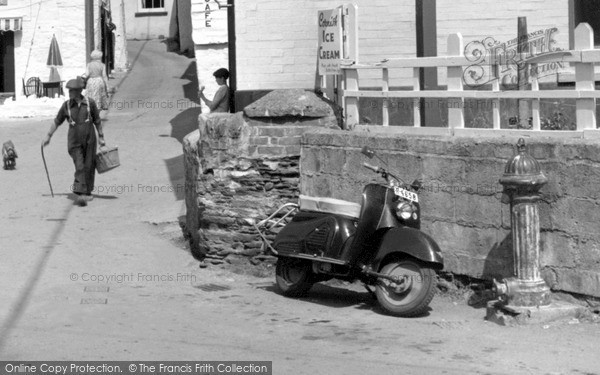 Photo of Port Isaac, Scooter c.1958
