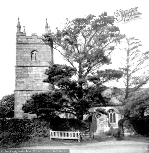 Photo of Port Isaac, St Endellion Church c.1955