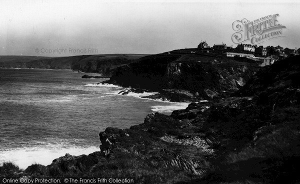 Photo of Port Isaac, The Cliffs c.1955