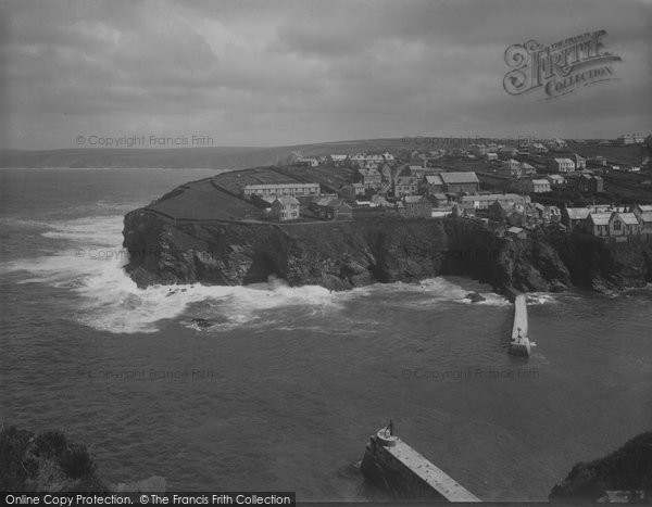 Photo of Port Isaac, The Harbour Entrance 1935