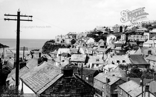 Photo of Port Isaac, View From Church Hill c.1955