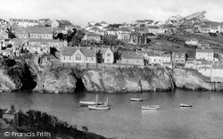 View From Hathaway Guest House c.1955, Port Isaac
