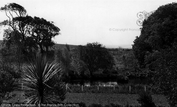 Photo of Port Isaac, View From Treharrock Manor Hotel c.1955