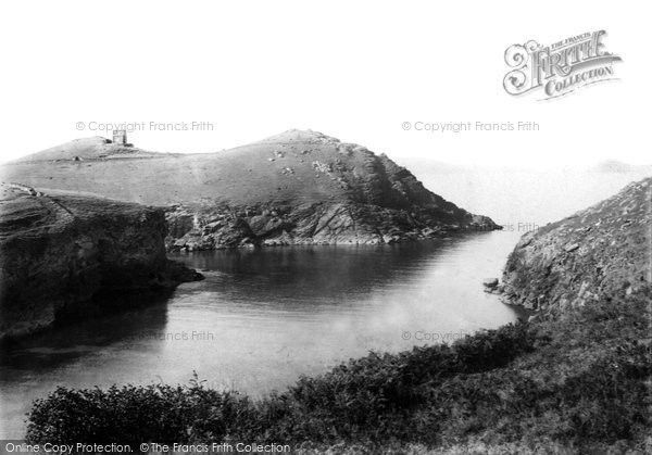 Photo of Port Quin, Doyden Castle 1895