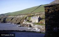 Harbour And Quay Cottage c.1976, Port Quin