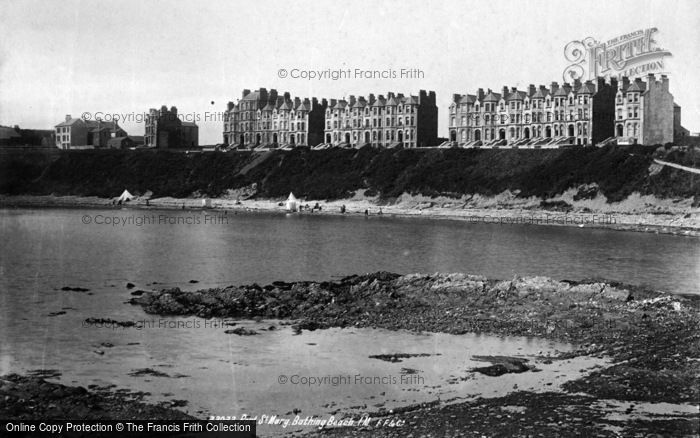 Photo of Port St Mary, Bathing Beach 1893