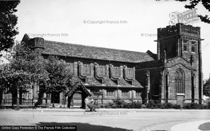 Photo of Port Sunlight, Christ Church c.1955
