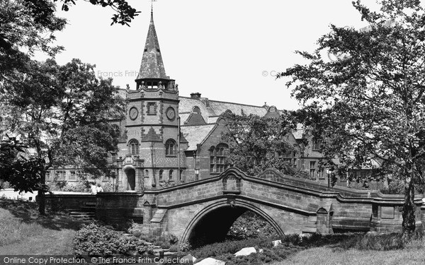 Photo of Port Sunlight, Dell Bridge And The Lyceum c.1955