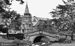 Dell Bridge And The Lyceum c.1955, Port Sunlight