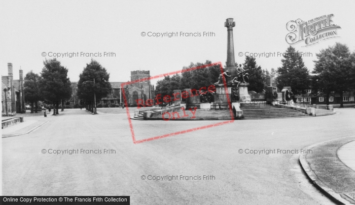 Photo of Port Sunlight, Memorial And Church c.1965