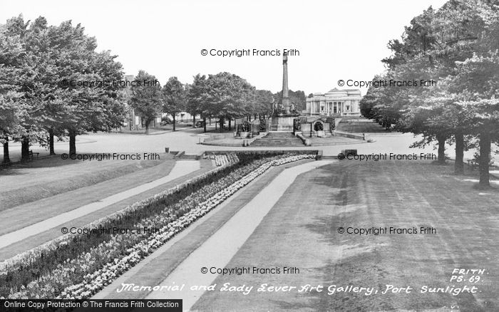 Photo of Port Sunlight, Memorial And Gallery c.1960