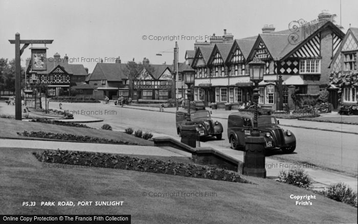 Photo of Port Sunlight, Park Road c.1955