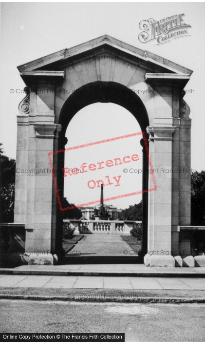 Photo of Port Sunlight, Rose Garden Entrance c.1955