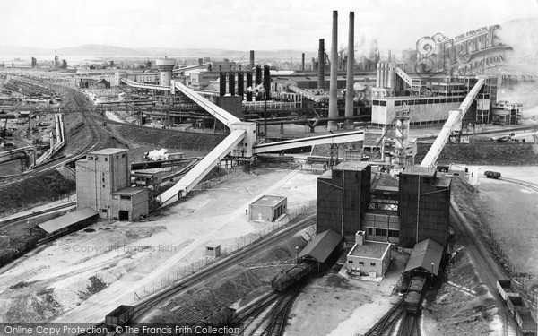 Photo of Port Talbot, Abbey Works, Coal Tipplers, Conveyors And Coke Ovens 1954